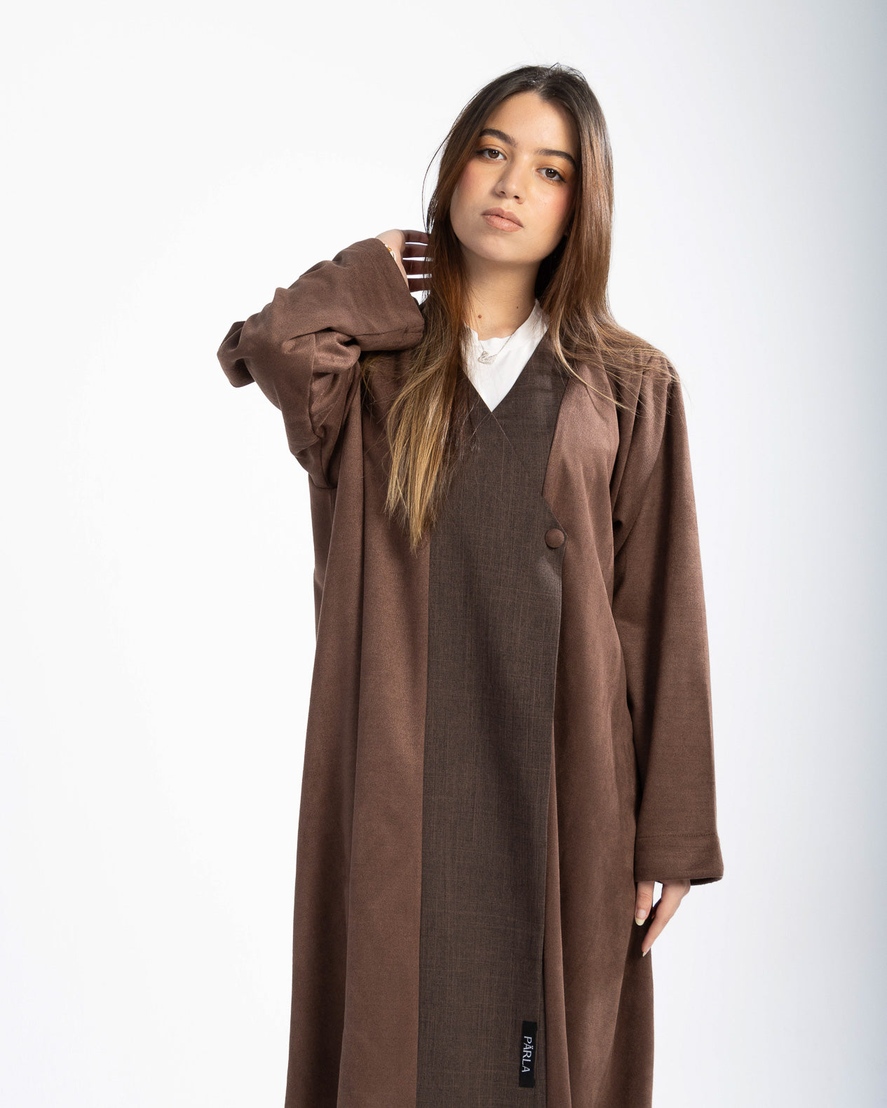 Elysian Winter Abaya - Brown