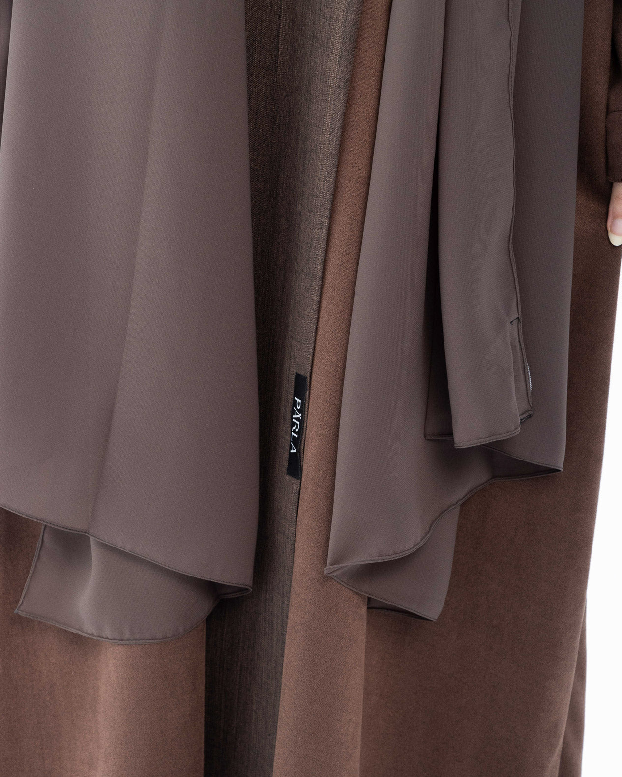 Elysian Winter Abaya - Brown