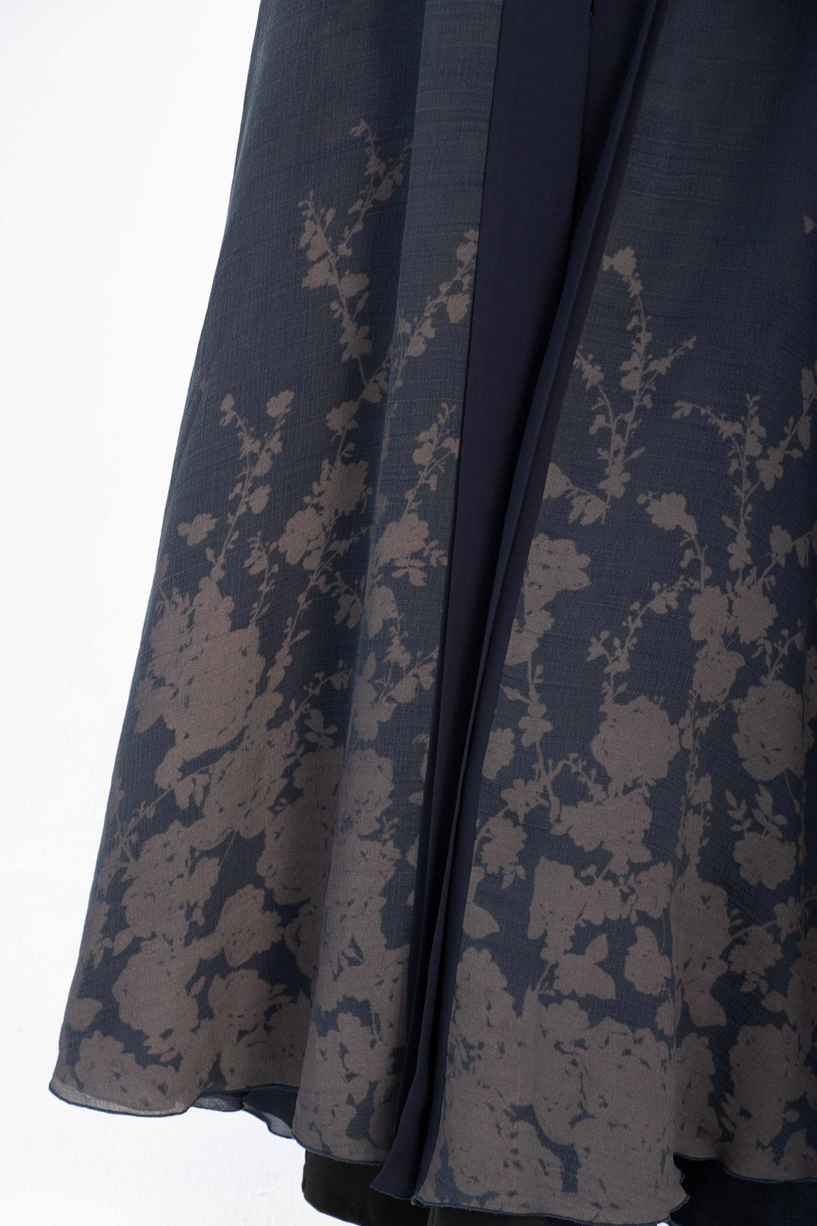 Noir Bloom Abaya - Navy